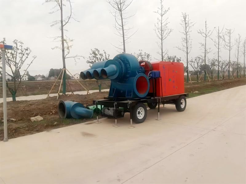 Diesel engine-powered water pump unit